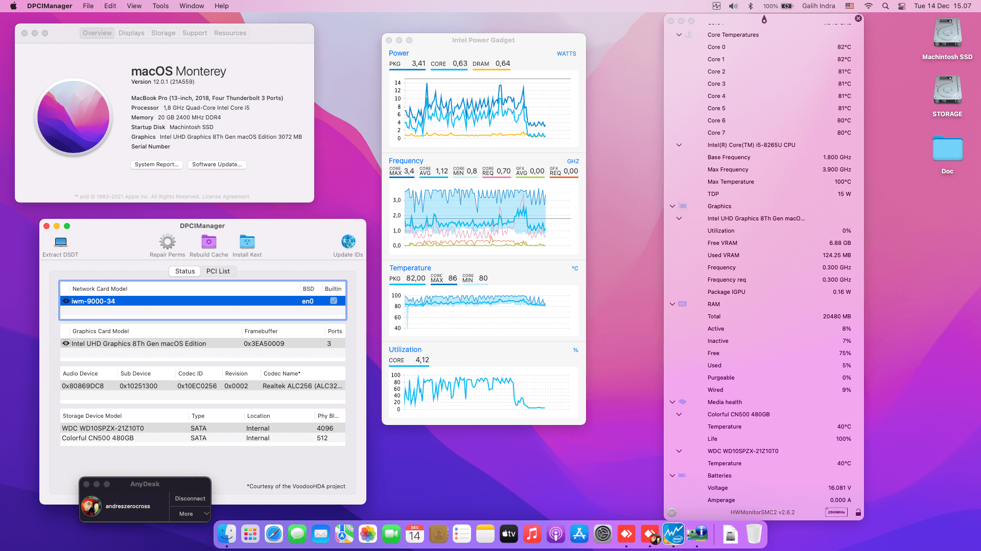Acer Swift SF314 58G 51KV [WhiskeyLake   Intel UHD 620 + I2C]   OpenCore 1